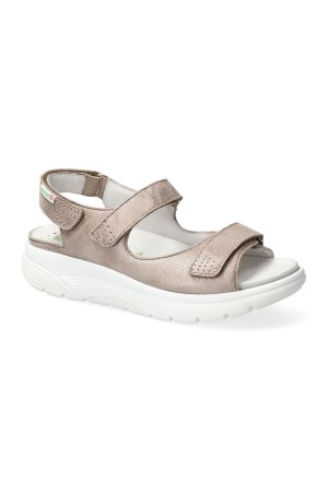 Sano by Mephisto NORINE - rolling walking sandals - wide fit (h) - light taupe Sano by Mephisto NORINE - rolling walking sandals - wide fit (h) - light taupe