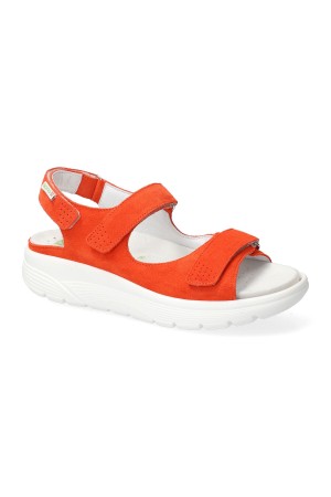Sano by Mephisto NORINE - rolling walking sandals - wide fit (h) - orange red Sano by Mephisto NORINE - rolling walking sandals - wide fit (h) - orange red