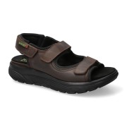 Sano by Mephisto WILFRIED extra-wide rolling walking sandals in brown for men