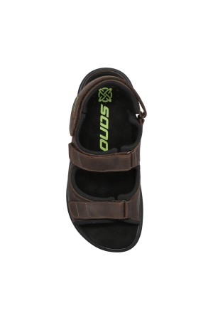 Sano by Mephisto WILFRIED extra-wide rolling walking sandals in brown for men