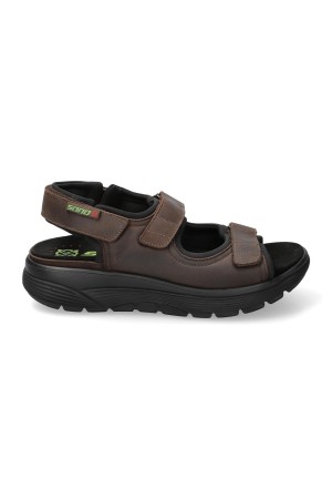 Sano by Mephisto WILFRIED extra-wide rolling walking sandals in brown for men