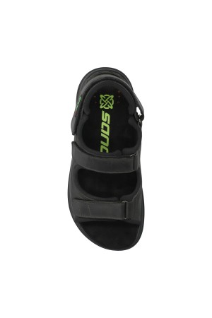 Sano by Mephisto WILFRIED extra-wide rolling walking sandals in black for men