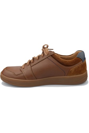 Mephisto HUGH Men's Sneaker - Hazelnut brown - Leather / Suede