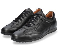 Mephisto LEON Smooth Leather Sneaker for Men - Black