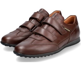 Mephisto LORENS Velcro Shoes for men - Brown - Leather