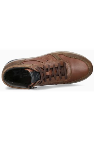 Mephisto BORAN men's sneaker high - leather mix - hazelnut brown