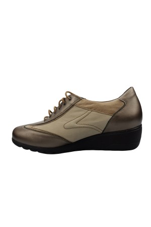 Mobils by Mephisto GLENDA bronze grey leather        WIDE FIT