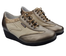 Mobils by Mephisto GLENDA bronze grey leather        WIDE FIT