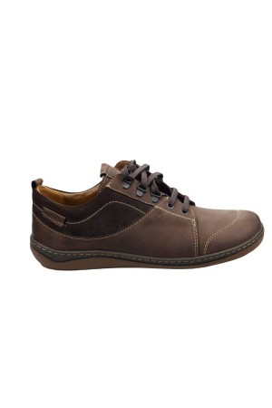 Mobils by Mephisto RACER - men's lace up shoe - dark brown nubuck - wide fit