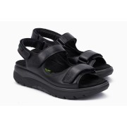 Sano by Mephisto NORINE - rolling walking sandals - Wide Fit - black leather