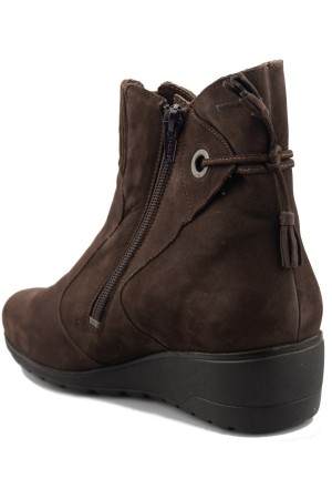 Mobils by Mephisto GIADA - women's ankle boot - dark brown nubuck - wide fit