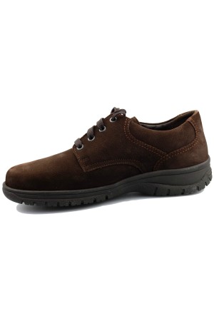 Mobils by Mephisto IAGO - lace up shoes for men - dark brown nubuck -  WIDE FIT