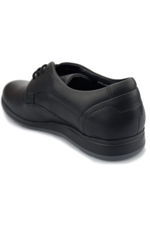 Mephisto VALERIO POLO Men's Lace-up Shoe - Black Leather