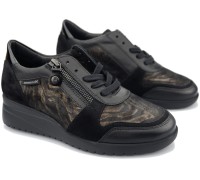 Mephisto IASMINA Sneaker for women - Black - Leather/suede
