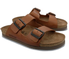 Mephisto NERIO Men's Sandal - Chestnut Brown Leather