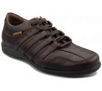 Mephisto BOLTON men's lace-up shoe - brown - leather