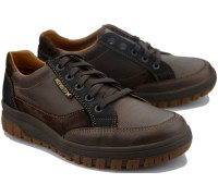 Mephisto PACO Men's Lace-up shoe - Dark Bown Leather/Nubuck