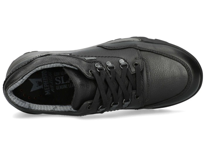 Mephisto WESLEY GT (GORE-TEX) men's lace-up shoe - black - leather ...