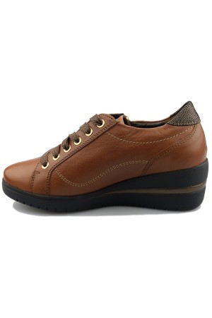 Mobils by Mephisto Patsy -  Women's sneaker - brown leather - Wide fit