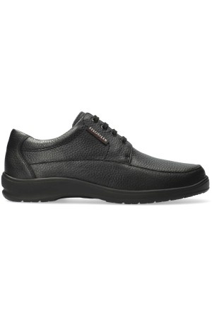 Mobils by Mephisto EZARD black leather lace-up shoe for wide fit