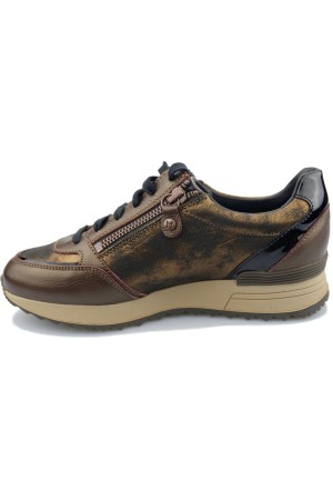 Mephisto Toscana sneaker for women leather mix - bronze 