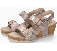 Mobils by Mephisto ALYCE Women Sandal Patent Leather - Wide Fit - Light Taupe