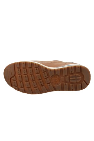 Mephisto BRADLEY leather sneakers for men - hazelnut brown