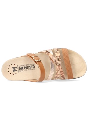 Mephisto HULEDA Women Sandal - Leather - Brown Mix