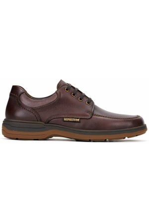 Mephisto DOUK Men's lace-up shoe - Chestnut Brown Leather