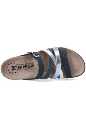Mephisto HULEDA Women Sandal - Navy Blue Leather Mix