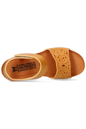 Mephisto RAPHAELA women's sandal smooth leather - Desert Brown