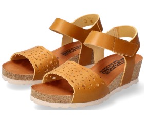 Mephisto RAPHAELA women's sandal smooth leather - Desert Brown