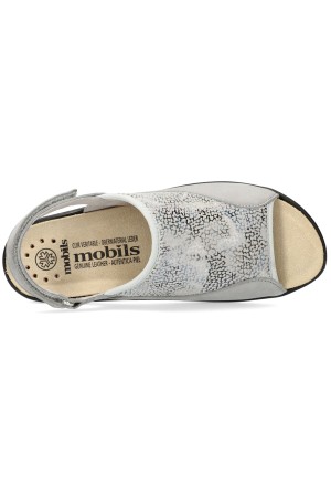 Mobils by Mephisto GISELLA Women's Sandal - Grey Nubuck mix - EXTRA WIDE