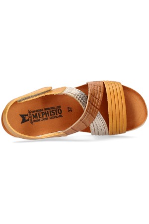 Mephisto RENZA Women's Sandal - Desert Brown Leather