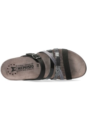 Mephisto HULEDA Women Sandal - Leather Mix - Black
