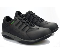 Sano by Mephisto ACTOR AIR - men's walking sneaker - black leather