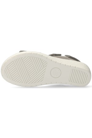 Mobils by Mephisto PAM SPARK women's Sandal - Light Grey Suede - WIDE FIT