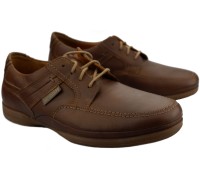 Mephisto RONAN Men's Lace-up Shoe - Desert Brown Leather