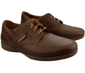 Mephisto RONAN Men's Lace-up Shoe - Desert Brown Leather