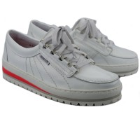Mephisto SUPER LADY women lace-up shoe - white patent leather