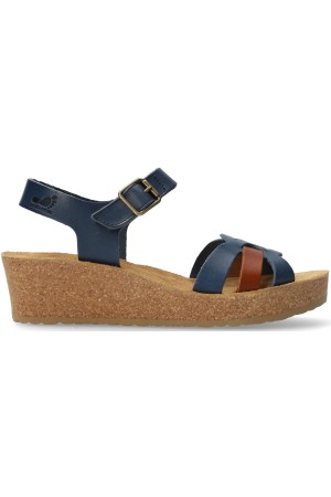 Mephisto Maryline Women's Sandal - Blue Leather - Extra Wide