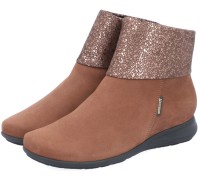 Mephisto NERIA leather/nubuck ankle boots for women - brown