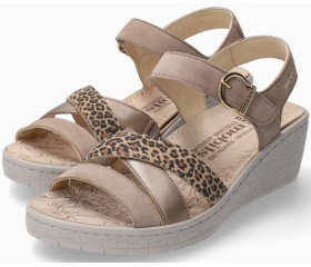 Mobils by Mephisto Pietra Women Sandal Suede - Light Sand - WIDE FIT