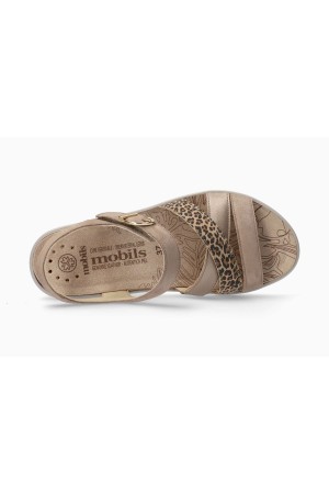 Mobils by Mephisto Pietra Women Sandal Suede - Light Sand - WIDE FIT