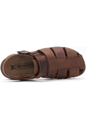 Mephisto BASILE Men's Sandal - Chestnut Brown