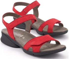 Mephisto FRANCESCA -  womens sandal - nubuck red