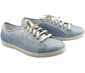 Mobils by Mephisto HOLDA cloud blue leather WIDE FIT sneaker for women 