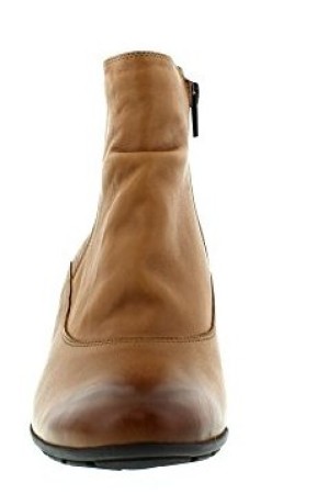 Mephisto LAURENCE desert beige leather ankle boot for women