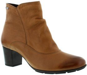 Mephisto LAURENCE desert beige leather ankle boot for women