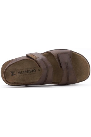Mephisto SAGUN Men's Sandal - Dark Brown Leather